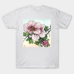 Pale flowers, pale sky T-Shirt